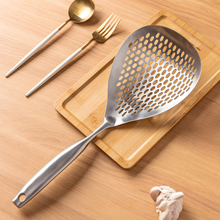 316不锈钢漏勺过滤网沥水网筛食品级厨房家用捞面油炸饺子捞网勺