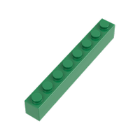 Suitable for LEGO 3008 1x8 basic bricks, small particle high bricks, creative MOC building parts, assembly and disassembly thumbnail 6