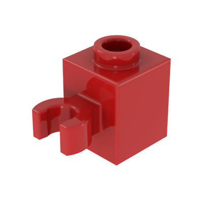 适用乐高60475积木 1x1侧面带夹小颗粒高砖创意MOC零件拼装散件
