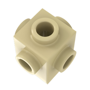 适用乐高4733积木 1x1四面孔小颗粒高砖四侧带凸点零件散件