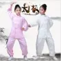 Trang phục võ thuật cho trẻ em mới Tai Chi tập luyện quần áo cotton và vải lanh cho học sinh tiểu học Quần áo biểu diễn Kung Fu. - Trang phục quần áo trẻ em 10 tuổi