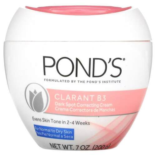 美国ponds旁氏暗斑修护保湿滋润面霜 Clarant B3滋润面部200克