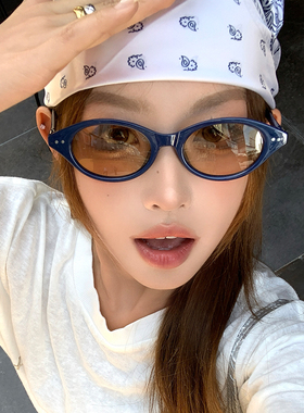 2025新款复古小框猫眼墨镜女