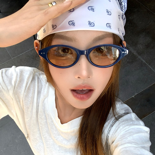 2025新款复古小框猫眼墨镜女