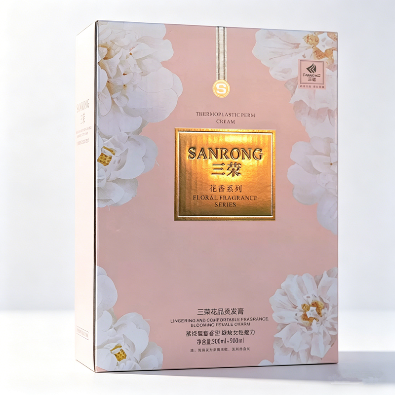 三荣威品花香烫发膏拉直发离子烫热烫卷发数码陶瓷烫香氛男女头发