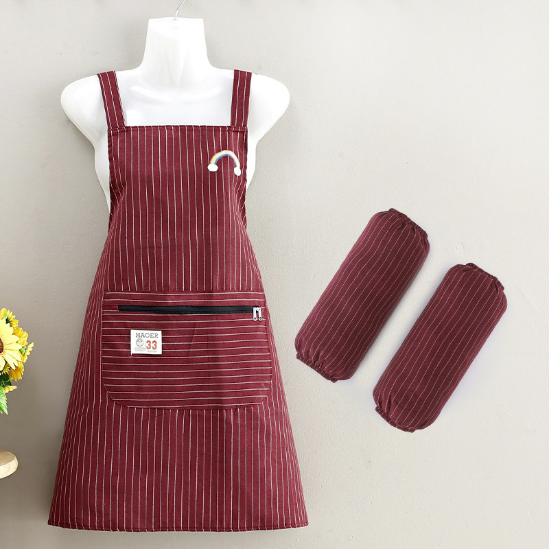 夏季薄款透气厨房围裙工作上班棉布背带成人韩版家用做饭围腰批,家庭/个人清洁工具,围裙,淘宝优惠券,粉丝福利购,淘宝优惠卷