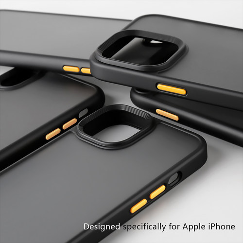 适用苹果iPhone16手机壳撞色15新款14软XsMax肤感磨砂7/8Plus硅胶XR全包12简约男女11防摔13ProMax独立按键SE