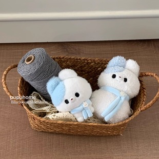 正版pupuhome布丁兔bubu冬日挂件【小雪兔/宝宝兔】可爱包包挂件
