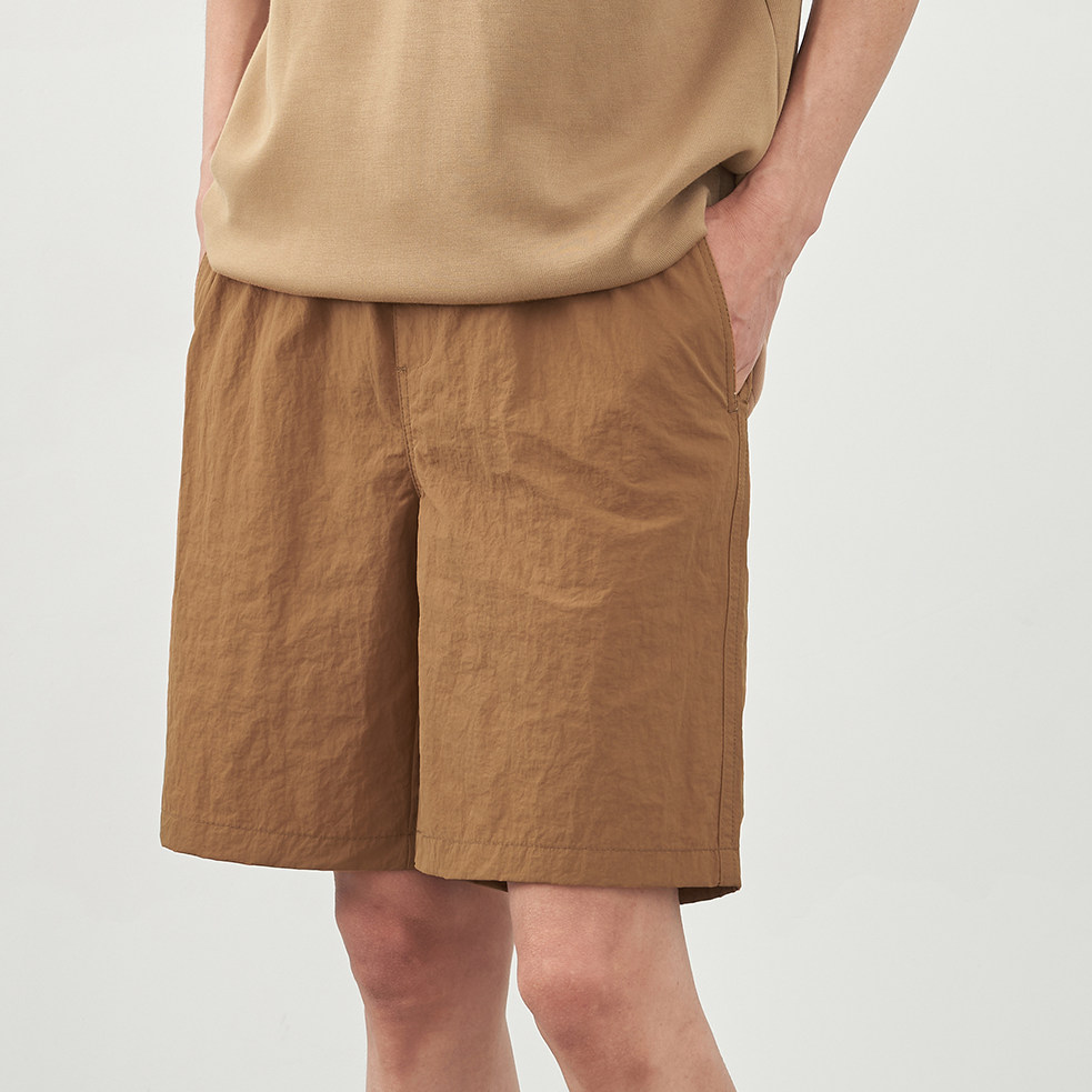 Liberty Kostume 复古纯色松紧腰休闲短裤直筒运动五分中裤夏男女,男装,短裤,淘宝优惠券,粉丝福利购,淘宝优惠卷