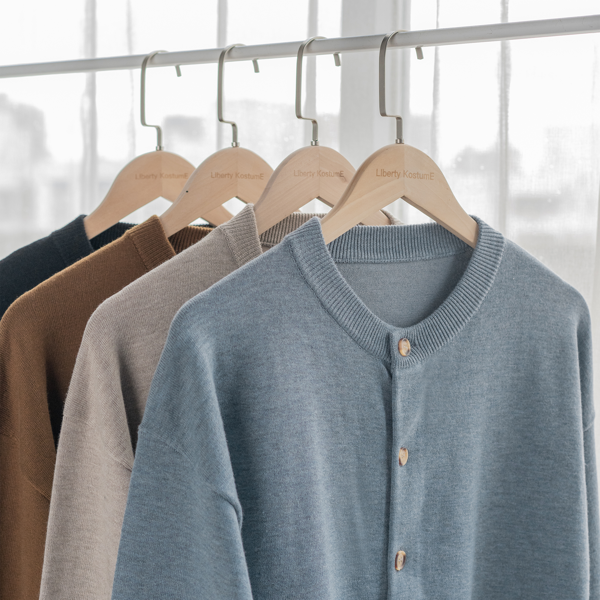 秋季开衫无袖宽松v领马甲毛衣