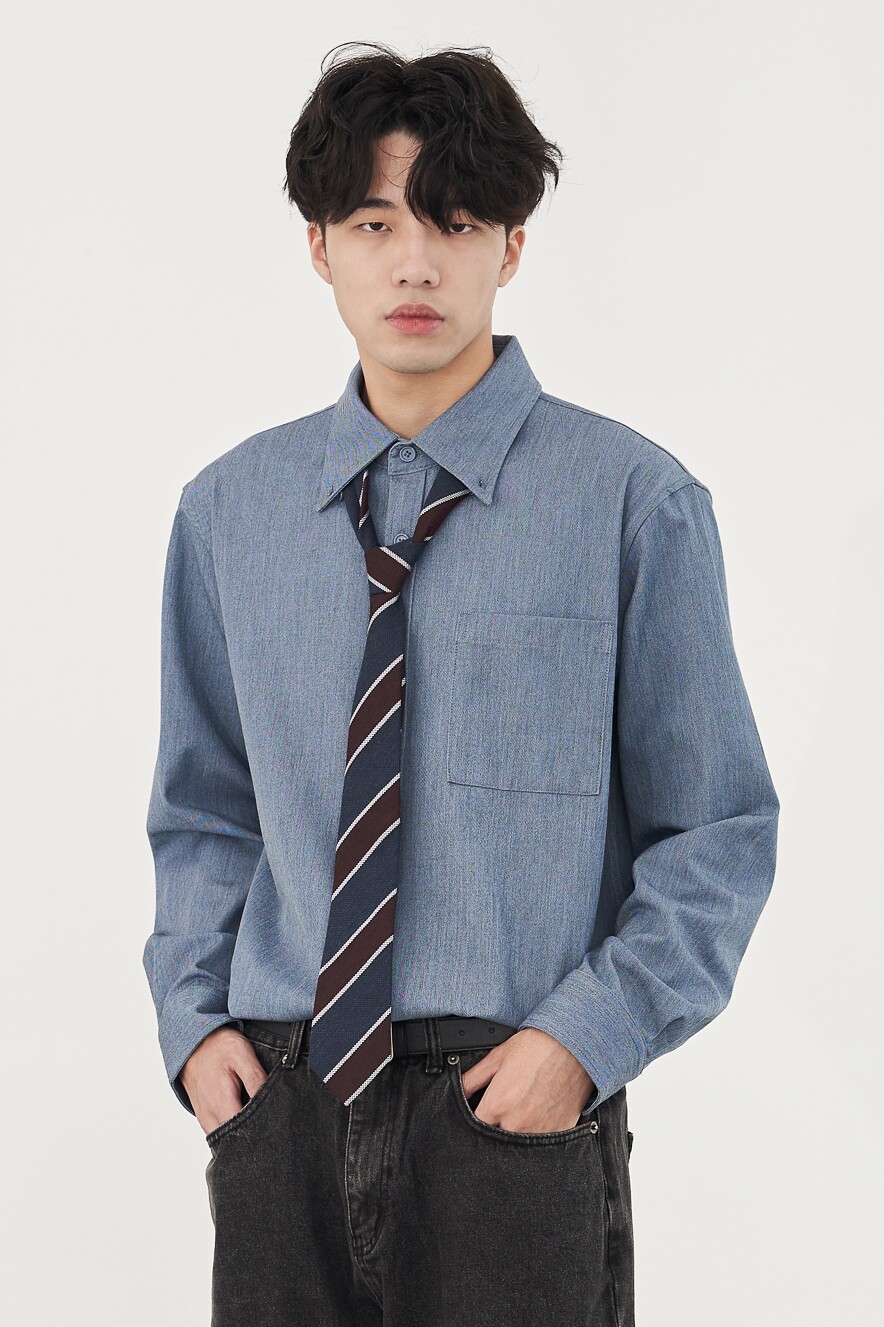 LibertyKostume温莎领长袖纯色