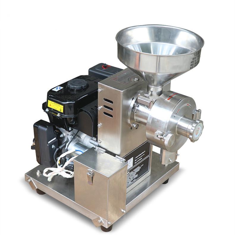汽油7.5马力咖啡豆研磨机五谷杂粮磨粉机汽油20-60kg/h咖啡打粉机