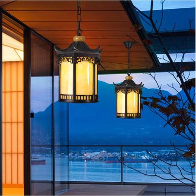 户外防水吊灯新中式复古阳台走廊过道葡萄架灯室外创意庭院凉亭灯