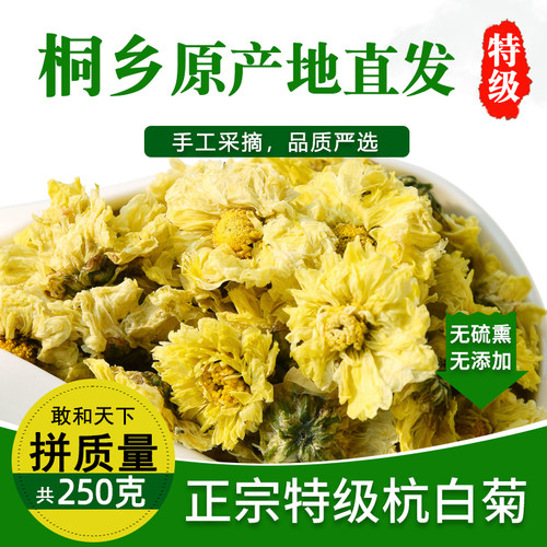 桐乡特级正宗新花散装250g杭白菊