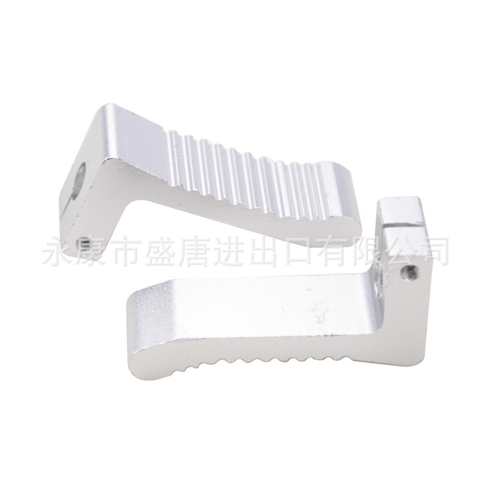 GOOFIT 1 对小脚钉 7 形脚踏板替换 2 冲程 47cc 49cc  银色