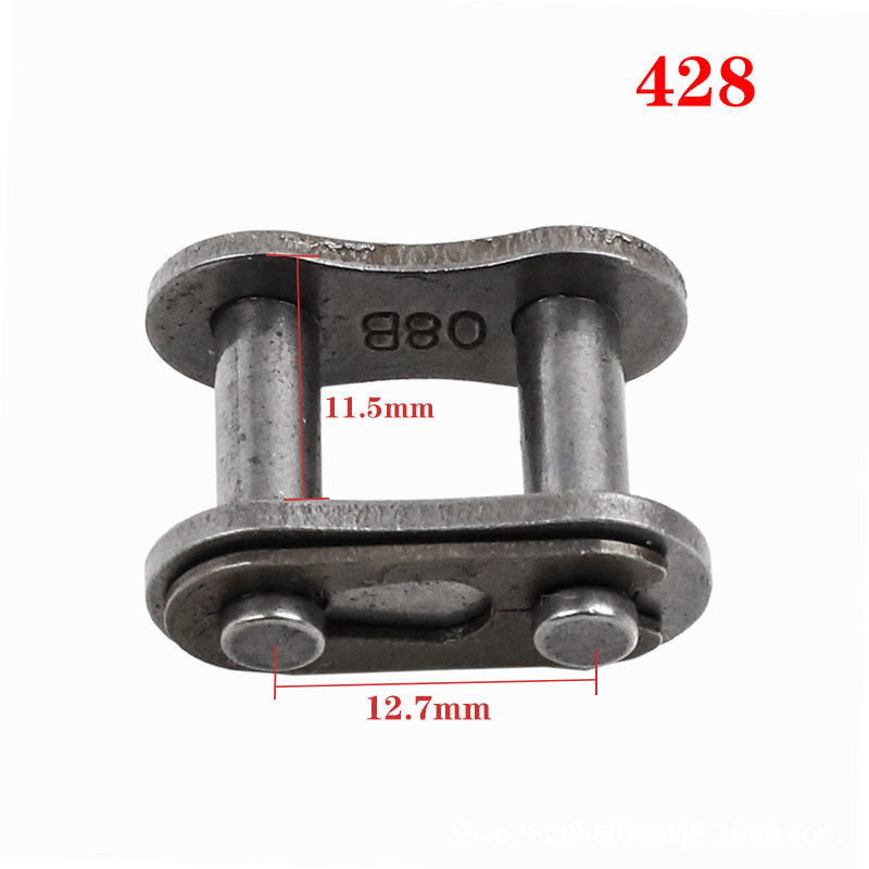 迷你摩托车越野ATV沙滩配件链条扣子链扣25H T8F 420 428 520 530