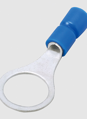 台湾正品 KSS R型易进式绝缘端子ERF2-5  蓝色 进口端子 100PCS