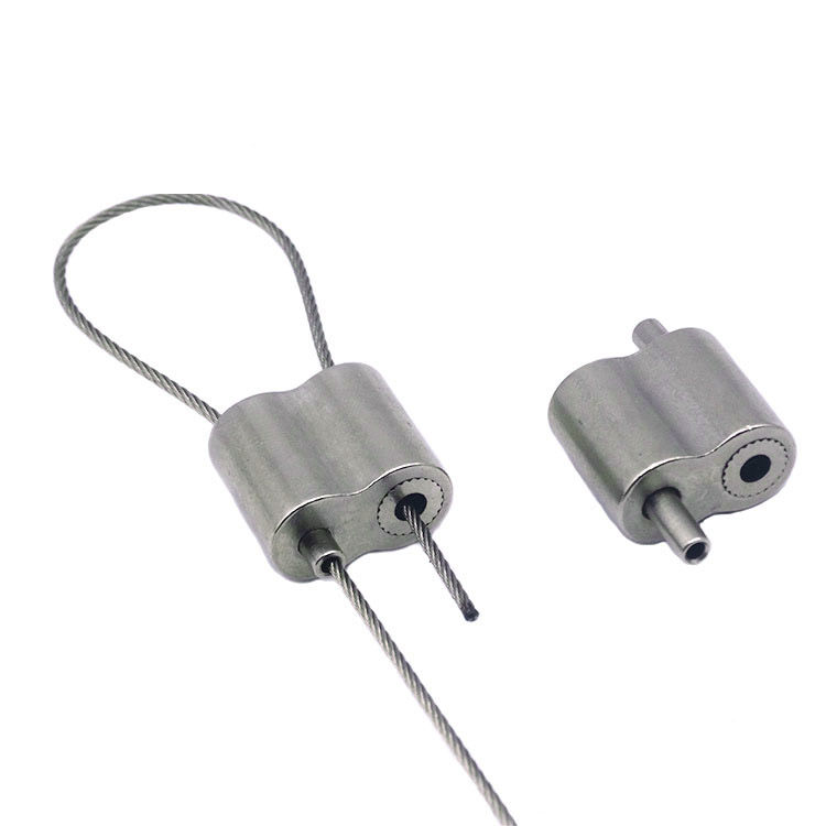 8字型可调节双向锁线器双头卡线器钢丝吊绳配件灯具连接吊线吊码