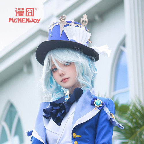 【漫囧】原神cos假发 枫丹水神 芙宁娜芙卡洛斯 cosplay假发 现货