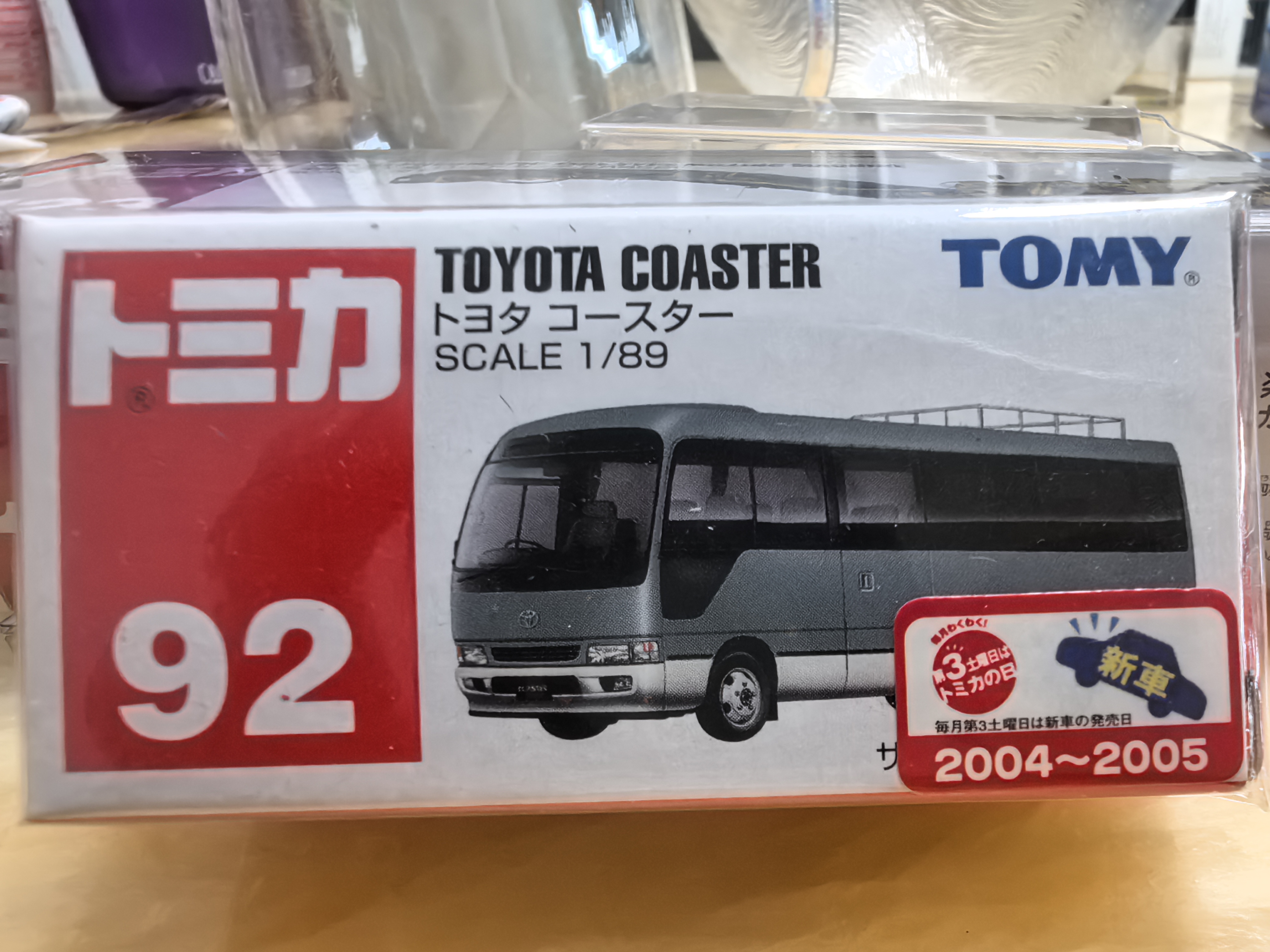 TOMY多美卡 TOMICA 红白盒 92 TOYOTA COASTER 考斯特 中巴