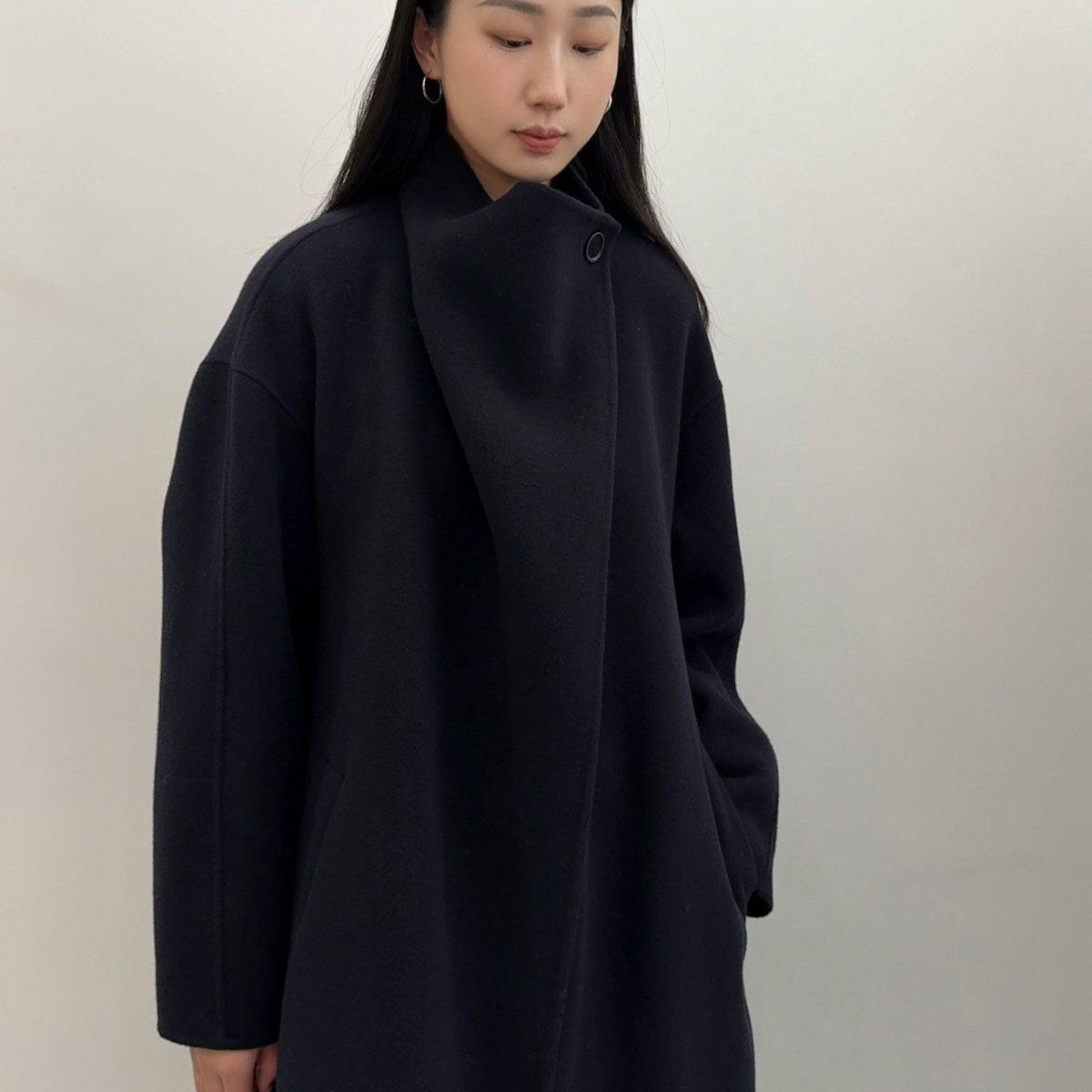 some-上新简约高级感翻领宽松长款羊毛外套（含90羊毛）257sm697,女装/女士精品,羽绒服,淘宝优惠券,粉丝福利购,淘宝优惠卷