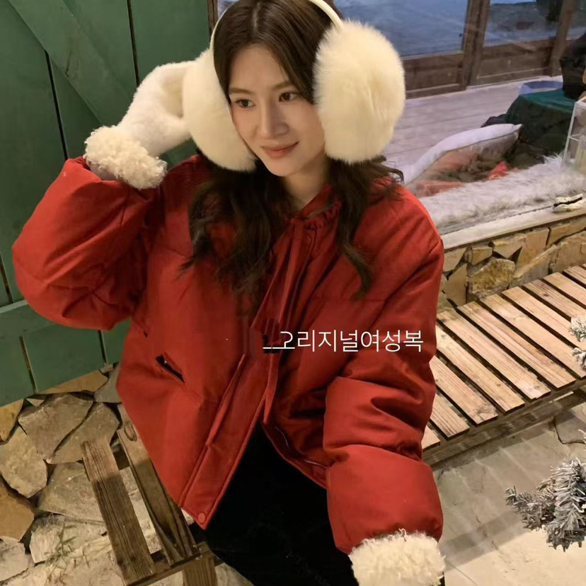 买手严选-泡菜馆-宽松保暖羽绒服外套(配可拆仿毛毛领胸针)F03,女装/女士精品,羽绒服,淘宝优惠券,粉丝福利购,淘宝优惠卷