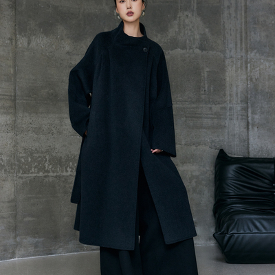 some-百搭休闲显瘦羊毛外套(配腰带+包包)（含70澳毛）轻起-25816