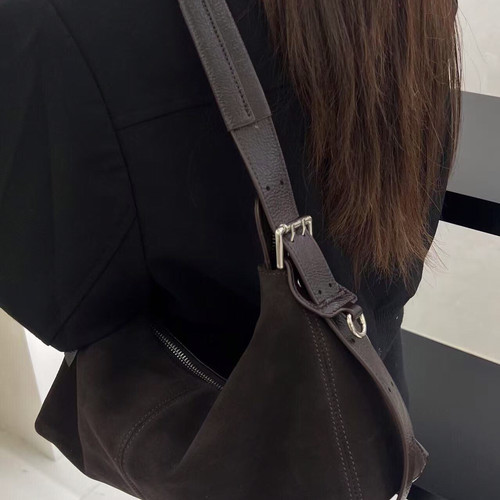 SOLO'S ACC-时尚潮流磨砂牛皮腋下包肩带可调节斜挎包DP-y9122