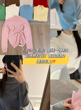 芭妮Bonnet-打底针织衫(含83.1羊毛)(均码就是L码)N195-25-5802