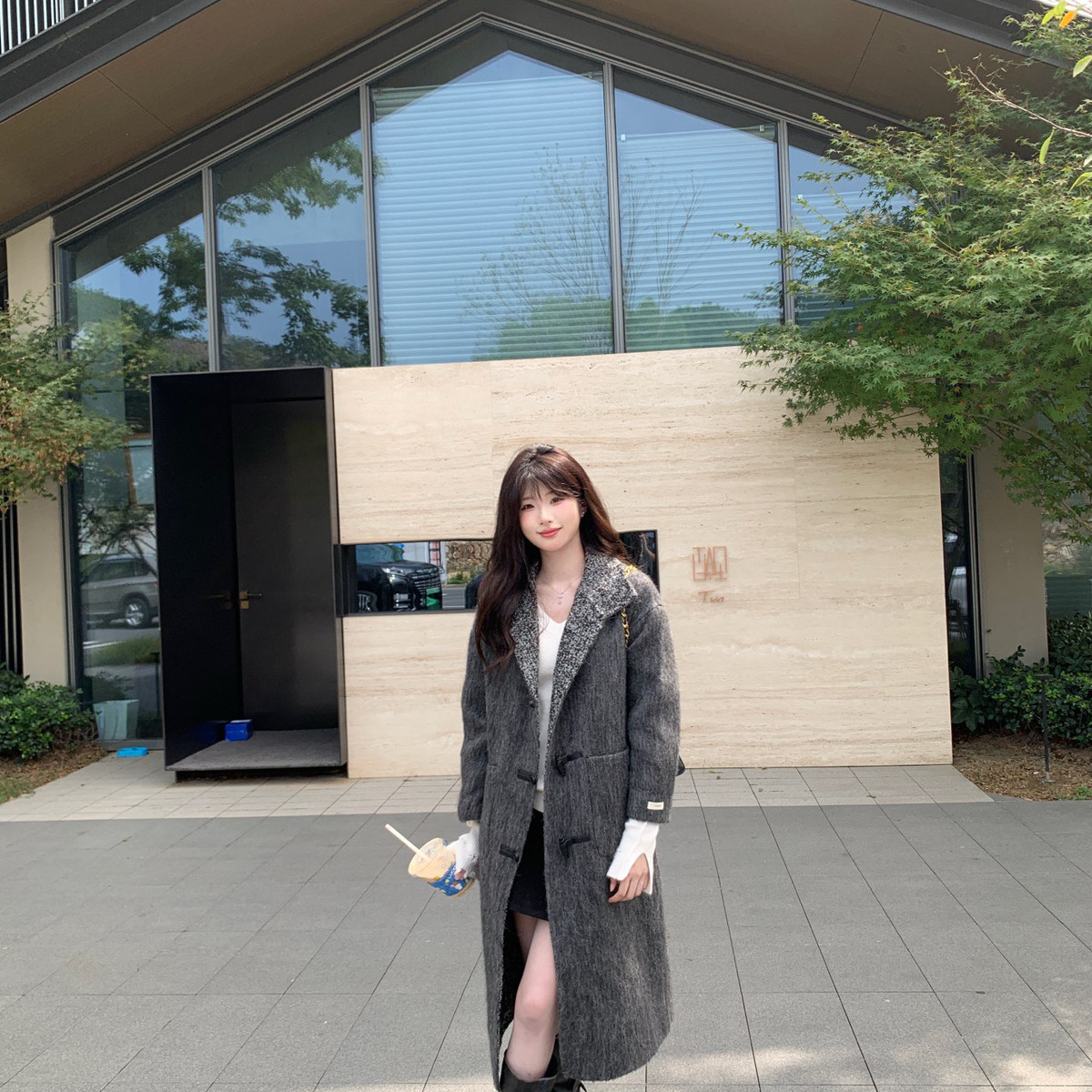 S·DESIGN设计感-高级质感墨色系设计感立领长款羊毛外套SD97899,女装/女士精品,羽绒服,淘宝优惠券,粉丝福利购,淘宝优惠卷