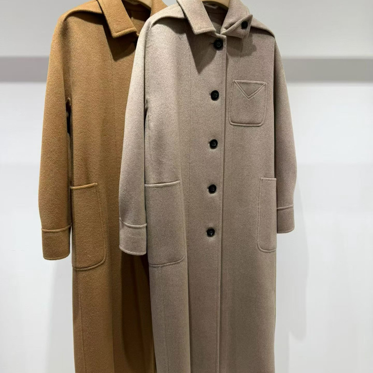 果羊绒-上新休闲百搭翻领单排扣羊毛外套（含50绵羊毛）65S015-C,女装/女士精品,羽绒服,淘宝优惠券,粉丝福利购,淘宝优惠卷