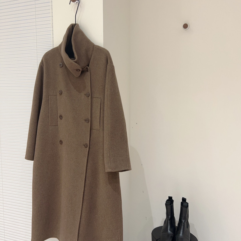 手严选-泡菜馆-立领双排扣洋气长款羊毛外套（含70.4绵羊毛）7198,女装/女士精品,羽绒服,淘宝优惠券,粉丝福利购,淘宝优惠卷
