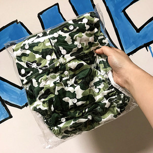 DL宝宝成人纸尿裤尿布兜尿布裤防漏迷彩硬汉可调节