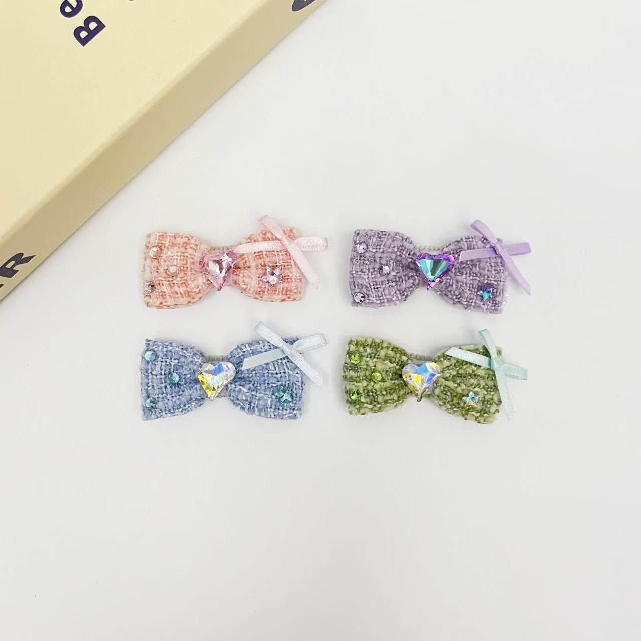 毛呢款~约克夏马尔济斯泰迪宠物bb夹蝴蝶结碎发发卡猫咪狗狗饰品,童装/婴儿装/亲子装,发饰,淘宝优惠券,粉丝福利购,淘宝优惠卷