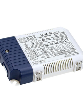 台湾明纬LED照明电源LCM-60 60W 电压/PWM调光多档输出3C恒流电源