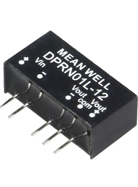 台湾明纬模块电源DPRN01 L/M/O/N 12V15V DC-DC隔离稳压转换器 1W