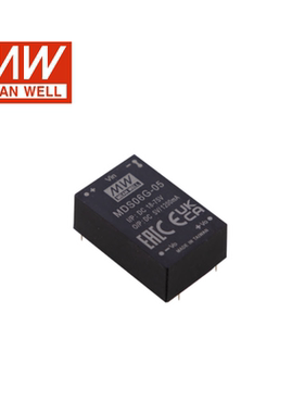 台湾明纬MDD06F/06G-05/12/15 6W DIP封装DC-DC医疗级稳压转换器