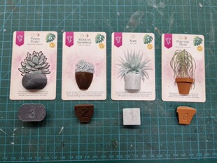 晴日 幽草花盆一套3D打印