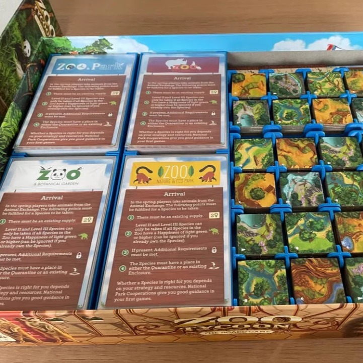 动物园大亨 Zoo Tycoon Cards 桌游收纳 3D打印（仅收纳无桌游）