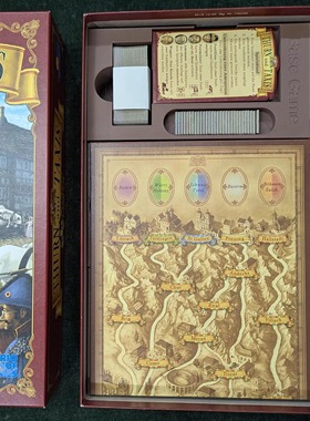 驿马当先 Thurn and Taxis 桌游收纳 3D打印（仅收纳无桌游）