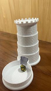 折叠骰塔3D打印