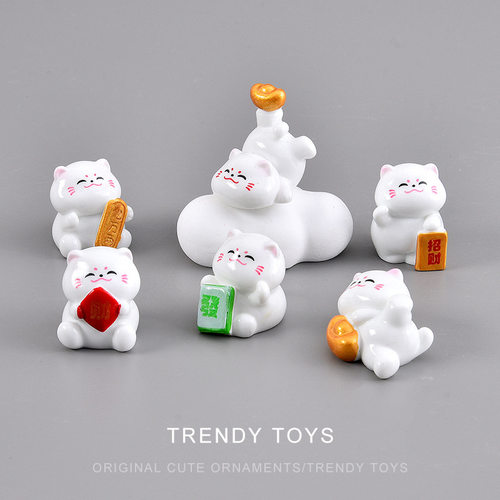 卡通可爱猫咪招财猫创意摆件