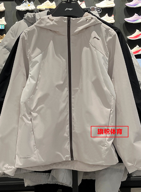 李宁女子运动风衣2026春季新款防泼水防晒防风舒适运动服AFDW102