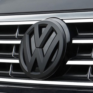 适用于11-21款大众帕萨特改装黑色车标贴探歌途岳蔚领朗行车标