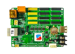 LED显示屏 灵信单双色LED控制卡T8 支持二次开发