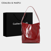 香港代购 流浪包原创小众设计师油蜡皮百搭通勤大容量单肩斜挎女包