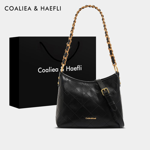 官网COALIEA&KAEFLI软皮腋下包女