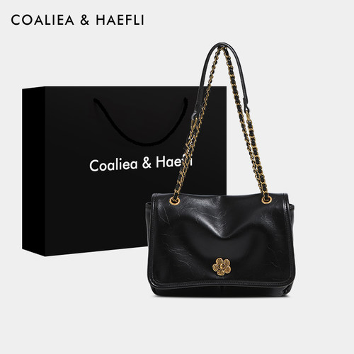 官网COALIEA&KAEFLI真皮托特包女