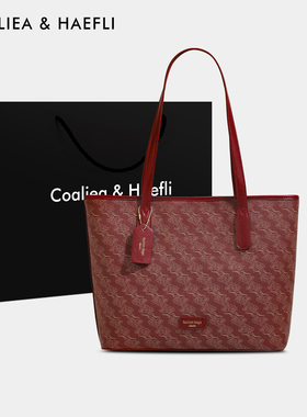 香港祥云大容量托特包包女2026新款通勤红色结婚包新娘腋下单肩包