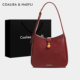 香港品牌原创新中式 hobo包包女2026新款 红色单肩包高级感斜挎包潮